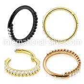 sgtsh43 anodized plating steel hinged segment hoop chain