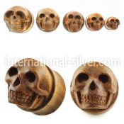 skte plugs gauges organic body jewelry ear lobe