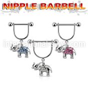 snpod13 straight barbells surgical steel 316l nipple