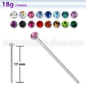 sns18 bend it to fit nose studs surgical steel 316l 