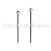 snyb20 bend it to fit nose studs surgical steel 316l nose