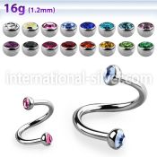 spehjb3 spirals twisters surgical steel 316l eyebrow