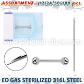 sset09 professional piercing kit steel nipple piercing needle
