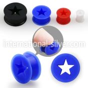 stsi plugs gauges silicon body jewelry ear lobe