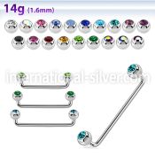 sub2cx surface piercing surgical steel 316l surface piercings