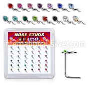 sxsmm36 925 silver nose screws and nose studs nose piercing