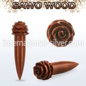 tpsafl tapers organic body jewelry ear lobe