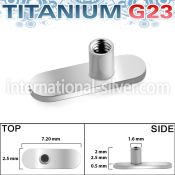 tsa1 dermals titanium g23 implant grade belly button