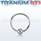 ubcrg hoops captive rings titanium g23 implant grade ear lobe