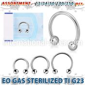 ublk474 horseshoes titanium g23 implant grade belly button