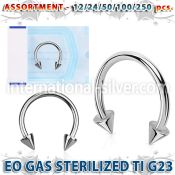 ublk475 horseshoes titanium g23 implant grade belly button