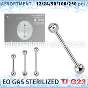 ublk476 straight barbells titanium g23 implant grade tongue