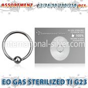 ublk478 hoops captive rings titanium g23 implant grade ear lobe