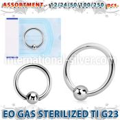 ublk488 hoops captive rings titanium g23 implant grade ear lobe