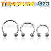 ucbb horseshoes titanium g23 implant grade belly button