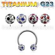 ucbfr6a horseshoes titanium g23 implant grade belly button