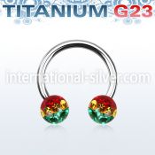 ucbfr6r horseshoes titanium g23 implant grade belly button