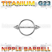 ucnnpe5 straight barbells titanium g23 implant grade nipple