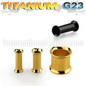 udtpg pvd plated titanium g23 double flare flesh tunnel