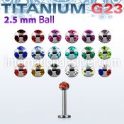 ulbca25 labrets lip rings titanium g23 implant grade labrets chin