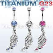 umcd568 belly rings titanium g23 implant grade belly button
