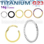 usgsh41 titanium hinged segment hoop 16g pyramids side