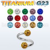 uspfr4 spirals twisters titanium g23 implant grade labrets chin