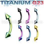 utbnecn micro curved barbells anodized titanium g23 implant grade eyebrow