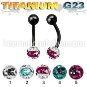 utbnfr6c belly rings anodized titanium g23 implant grade belly button