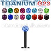 utlbfr3 anodized titanium labret stud 16g 3mm ferido ball