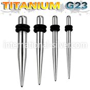 utp tapers titanium g23 implant grade ear lobe