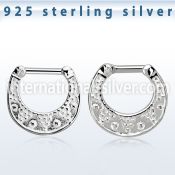 vsepf14 straight barbells silver 925 septum