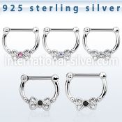 vsepk16 straight barbells silver 925 septum