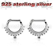 vsepm14 straight barbells silver 925 septum