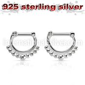 vsepn14 straight barbells silver 925 septum