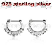 vsepn16 straight barbells silver 925 septum