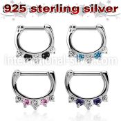 vsepqx16 straight barbells silver 925 septum