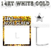 wsst l shape nose studs gold nose