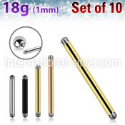 xbb18g loose body jewelry parts surgical steel 316l 