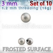 xfobal3 loose body jewelry parts surgical steel 316l
