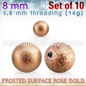 xfobtt8g loose body jewelry parts anodized surgical steel 316l 