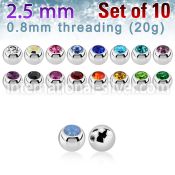 xjb25xs surgical steel body jewelry parts piercing