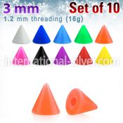 xsacn3 loose body jewelry parts acrylic body jewelry belly button