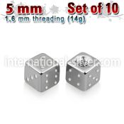 xsdi5 loose body jewelry parts surgical steel 316l belly button