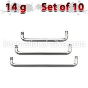 xsud14g loose body jewelry parts surgical steel 316l belly button