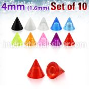xuvcn4 loose body jewelry parts acrylic body jewelry belly button