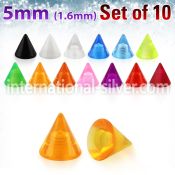 xuvcn5 loose body jewelry parts acrylic body jewelry belly button