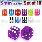 xuvdi5 loose body jewelry parts acrylic body jewelry belly button