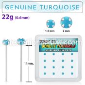 y16pge7 bend it to fit nose studs silver 925 nose