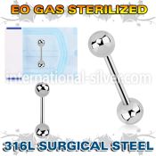 zbbg straight barbells surgical steel 316l tongue